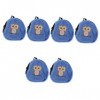 ibasenice Mini Poupées 6 Pcs 18 Poupée Accessoire Sac À Hiver Sac À Bandoulière en Peluche Sac À Main Papillons Sac À Dessin 