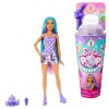 Barbie Coffret Poupée Pop Reveal De La Série Fruit, Thème Cocktail À La Pastèque, 8 Surprises Dont 1 Chiot Et Autres Accessoi