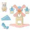 Sylvanian Families - La Fête Foraine -Le moulin des bébés - 5526 - Figurines Prêt à Jouer - Mini Poupées