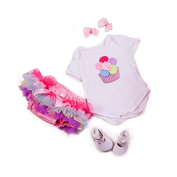 ZIYIUI Vêtements de Bébé Reborn Beautiful Camouflage Dress Suitable for 55cm-60cm Reborn Baby-Poupées Vêtements pour Nouveau-