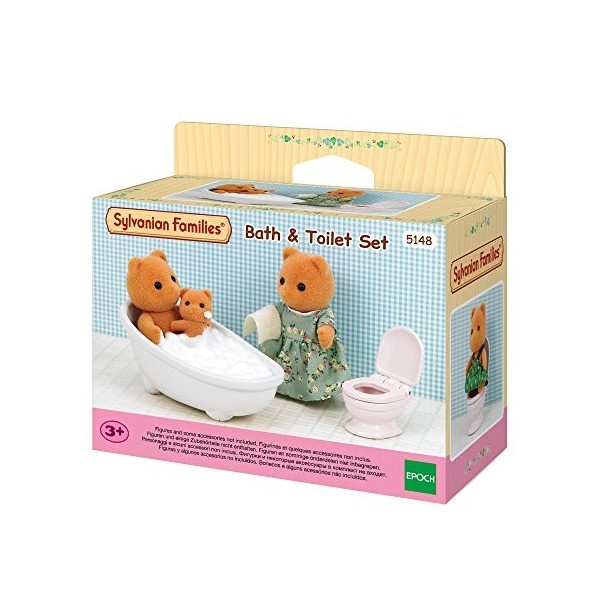 Sylvanian Families 5148 Bath Toy with Toilet Set