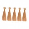 SEWACC 10 Pcs Bjd Poupées Cheveux Poupée Barbiegirl Trames De Cheveux Raides Enracinement Poupée Cheveux Faux Cheveux Raides 