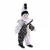 P Prettyia Poupée Porcelaine Clown Effrayant Cadeau danniversaire pour Enfant - 5, 25cm