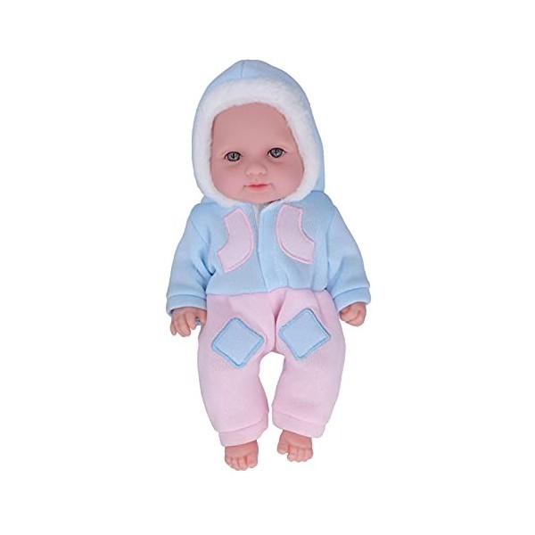 BALRAJ 11 Pouces Bébé Poupée Jouets Doux Adorables Articulations Mobiles Reborn Bébé Poupées avec des Vêtements Corps Doux Jo