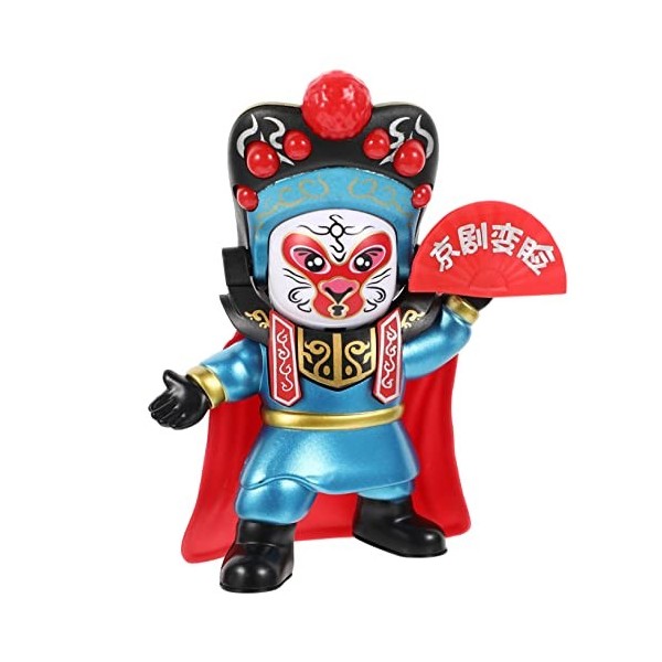 Abaodam 1 Pc Poupée Changeante De Visage De Lopéra du Sichuan Souvenir De Mascottes Chinoises Sculptures Dopéra Chinois Fig