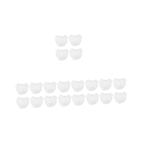 Toyvian 20 Pièces Culotte De Poupée Poupées Patch De Chou Vêtements De Poupée Bébé Culotte De 10 Pouces Jouet Couches De Poup