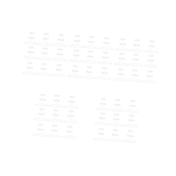 ibasenice 20 Pièces Support De Pied De Poupée Support en Plastique Mini Poupées Poupée Action Figure Porte-Poupée Affichage S