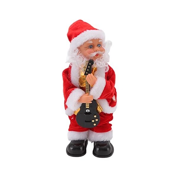 Poupée électrique Dansante De Noël, Figurine Musicale du Père Noël, Secouant la Hanche, Poupée De Vieil Homme, Décorations De