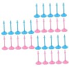 Toyvian 40 Pcs Poupée Stand Réglable Mannequin Métal Modèles Action Figure Poupée Jambe Stand Aew Figurines Supports Métalliq