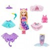 Barbie Dreamtopia Coffret Mini-poupée Chelsea avec vêtements pour la déguiser en Princesse, sirène, Licorne ou Dragon, Jouet 