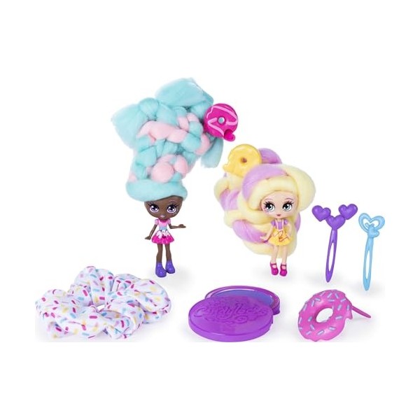Candylocks Sweet Treats BFF Lot de 2 poupées parfumées à Collectionner avec Accessoires