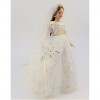 Melody Jane Maison de Poupées Mariée W Cheveux Long Porcelaine Mariage Figurine Dame Femme