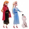 ZGCXRTO Ensemble de 3 jouets La Reine des Neiges - Ensemble de poupées de mode - Reine des Neiges dArendelle - Poupée de mod