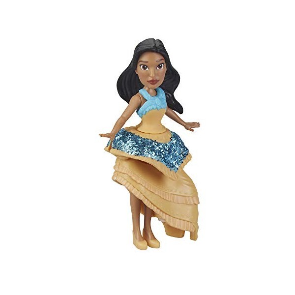 Disney Princesses – Poupee Princesse Disney Mini Poupee Royal Clips Pocahontas - 8 cm