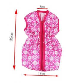 Toyvian 1 Pièce 18 Poupées Fille Américaine Poupées pour Filles Accessoires pour Filles Pyjamas pour Filles Sac De Couchage I
