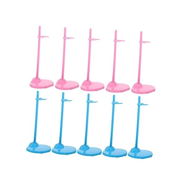 ibasenice 30Pcs Poupée Stand Poupée Support Support Stand Up Poupée Support Stand Mannequin Modèle Stand Jouets pour Filles R