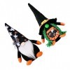 Toyvian 2 Pièces Poupée dhalloween en Peluche Elfe Figurines Suédoises Elf GNOME Artisanat Jouets Décoration De Fenêtre Joue