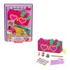 HELLO KITTY Sanrio Hello Kitty coffret Trousse et Accessoires Carnaval des Bonbons avec 2 figurines, gomme, règle, crayon et 