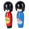 Totority 2 Pièces Jouet De Poupée Diva Poupées Japonaises Décor À La Maison Japandi Décor Kimono Fille Figurine Poupée Jouet 