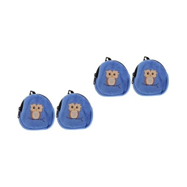 ibasenice 4 Pcs 18 Poupée Accessoire Sac À Enfant Sac À Filles Sacs À Mini Fourre-Tout Enfants en Peluche Sac Accessoires De 