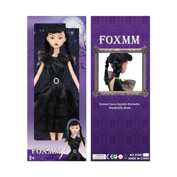 FOXMM Poupées, Mona Poupées, La Famille Gothique Poupée, Cosplay Gothique Décoration de Fête, Jouets pour Enfants à Partir de