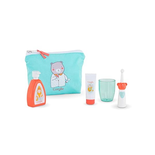 Corolle - Trousse de Toilette, 5 Accessoires, pour poupon 36 et 42cm, dès 2 Ans, 9000141310