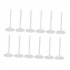 Toyvian 20 Pièces Poupée Support De Taille Présentoirs en Plastique Support en Plastique Clair Stand Action Figure Peg Stands