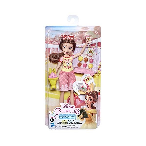 Disney Princesses - Poupee Tendance Comfy Squad Belle Style friandises