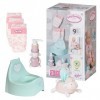 Baby Annabell 706602 Set-to Fit Dolls up to 43cm-Includes Potty, Three Nappies, Tissue Dispenser and Pretend Soap Pump-Suitab