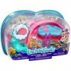 Coffret pour enchantimals : Camping Car Escargot + poupée et Accessoires - Figurine 4 cm - Set Mini poupée + 1 Carte