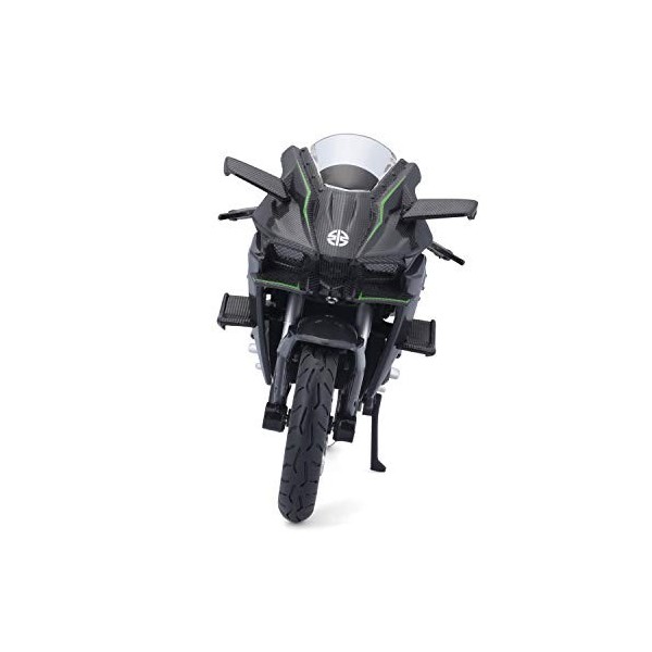 Maisto - 1/12 Moto Special Edition - Kawasaki Ninja H2 R - Grise - Nouveaute FA 2022 - Voiture Miniature pour Enfant - Reprod