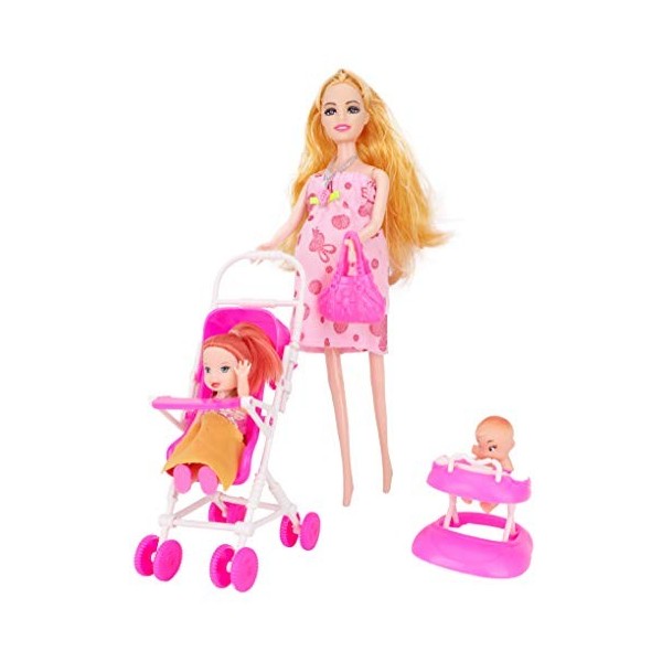 Toyland® Poupée de 30 cm avec bébé et Bosse de bébé - Caractéristiques ouvrant Le Ventre
