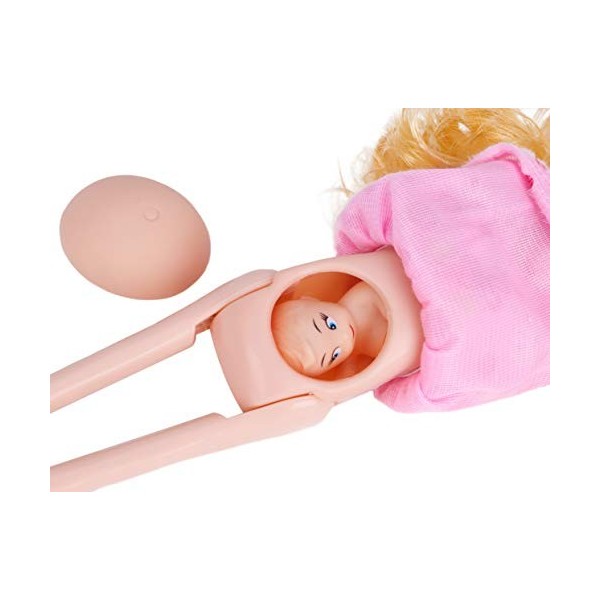 Toyland® Poupée de 30 cm avec bébé et Bosse de bébé - Caractéristiques ouvrant Le Ventre