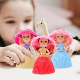 Toyvian 6 Pcs Enfants Cupcake Jouet Poupée Surprise Jouet Petit Cupcake Jouet Fille Cupcake Poupée Princesse Poupées Jouets J