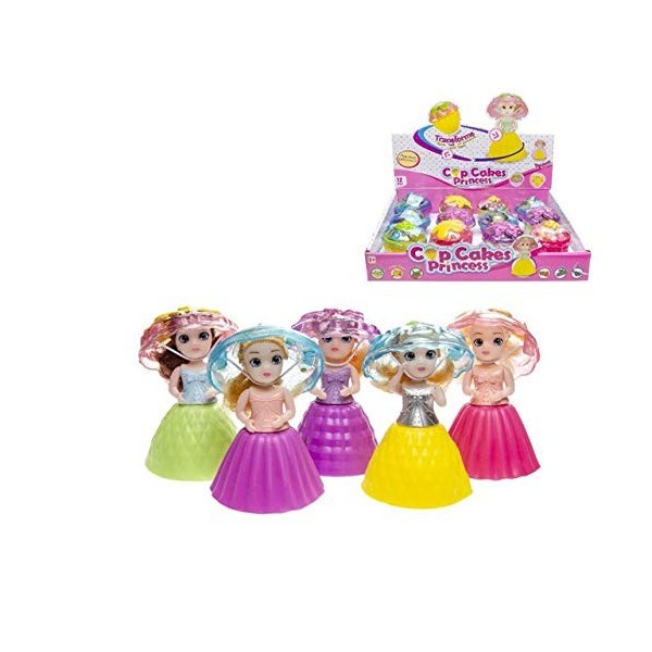 COOLMP Lot de 3 - Poupée Princesse Mini Cupcake parfumé Mix 10cm