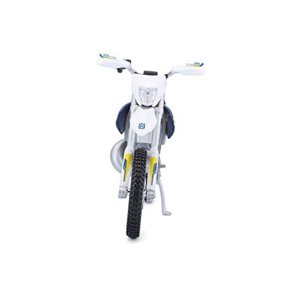 MAISTO - 1/12 MOTO SPECIAL EDITION - Husqvarna FE 501 - Bleu et blanche - NOUVEAUTE FA 2022 - Voiture Miniature pour enfant -