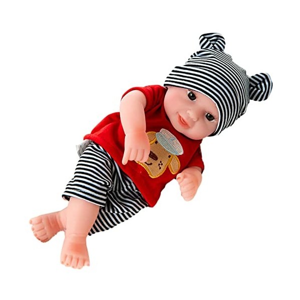 angxiong Poupée réaliste pour nouveau-né - 30 cm réaliste avec accessoires  - Ma première poupée bébé fille et garçon à 1 an