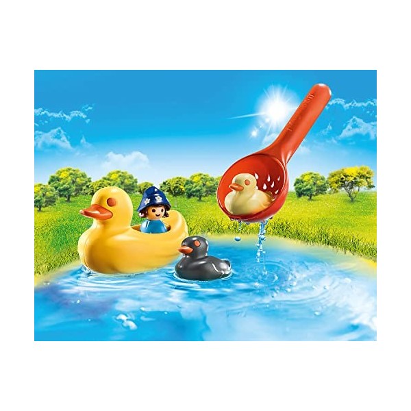 Playmobil 1.2.3 70271 Famille de Canards et Enfant 1.2.3 1.2.3-18-36 Mois Ses Premiers