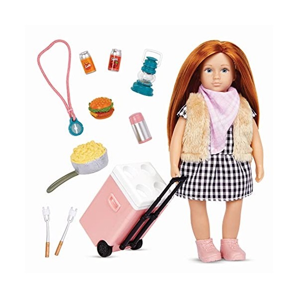 Lori 6" Doll with Camping Gear, Jenna, LO31212Z