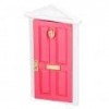Mini Porte en Bois Couleur Vive DéTails Vifs Bord Lisse Maison de Poupée Miniature Fée Porte pour 1:12 Maison de Poupée Cadea
