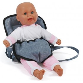 Bayer Chic 2000&nbsp;782&nbsp;50&nbsp;Poupées de Sangle de Transport, poupée, de Portage Bleu Jeans