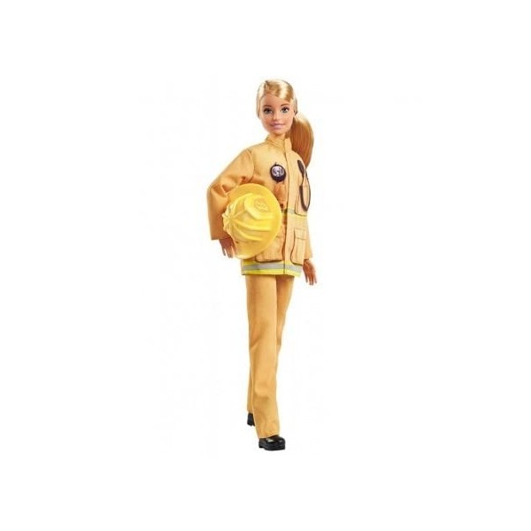 Mattel F-Barbie 60e Anniversaire Carrière : Pompier