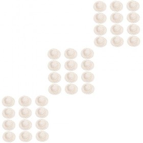 COHEALI 48 Pcs Cm Miniature Décors Rayure Artisanat Naturel Mini Artisanat Poupée Plage Imitation Fêtes Été Ajouter De La Pai