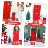 Totority 1 Ensemble De Décoration De Noël Kit De Petite Maison De Noël Mini Porte Elfe Portes Féeriques Et Accessoires Maison