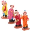 Toyvian 4 Pièces Modèle DOrnement De Clown Modèle De Clown De Cirque Poupée De Clown De Table Figurines De Clown Tambour Clo