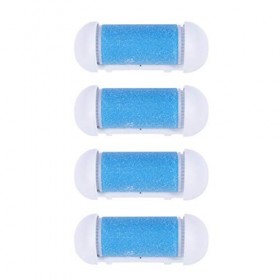 Artibetter 4Pcs Têtes de Recharge de Rouleaux de Remplacement Recharges de Pédicure Dissolvant de Callosités Rouleaux de Diss