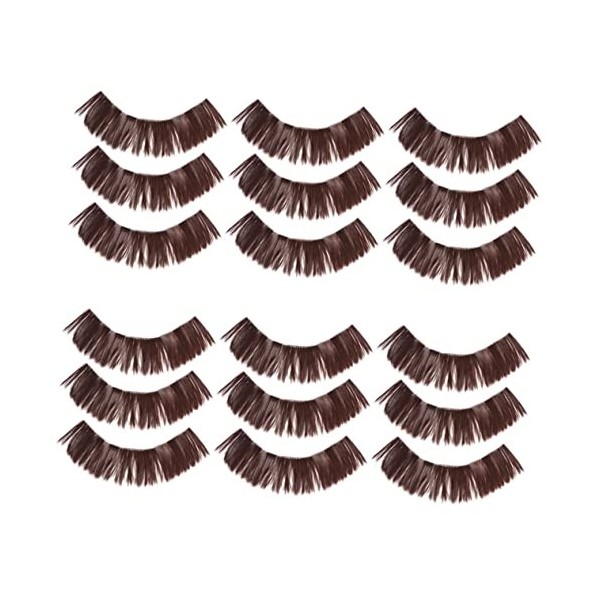 SEWACC 9 Pcs Poupée Perruque Americn Fille Poupées Noir Noir Poupées Perruque De pour LArtisanat Bricolage De Poupée Droite 