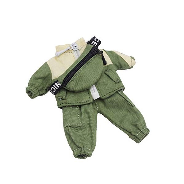 Jilibaba Vêtements de poupée, costume et sac, accessoires de costume, cadeau pour enfants jouets pour poupées OB 11 Obitsu11 