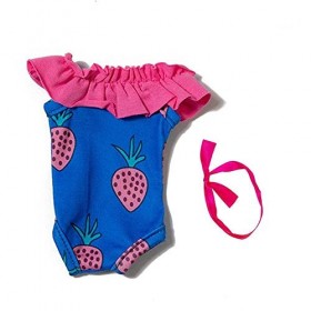 Uteruik Black Girl Doll 35,6 cm Poupée africaine Américaine avec maillot de bain pour filles Cadeau danniversaire A 