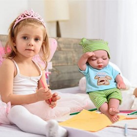 Wontool Véritable poupée bébé - Poupées en 10 Pouces pour Fille,Poupée Nouveau-né Fille, Jouet réaliste pour bébé Reborn, pou